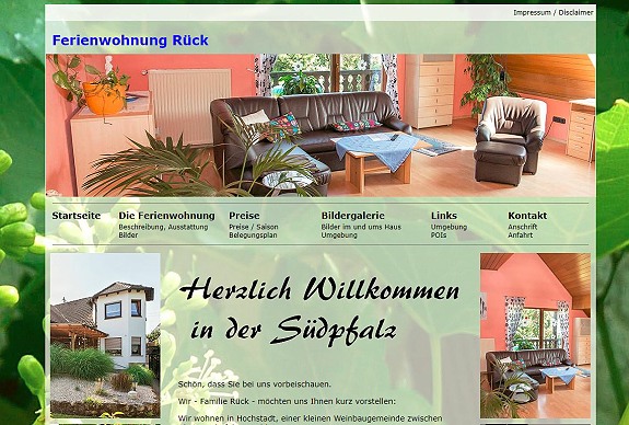 Ferienwohnung Rck